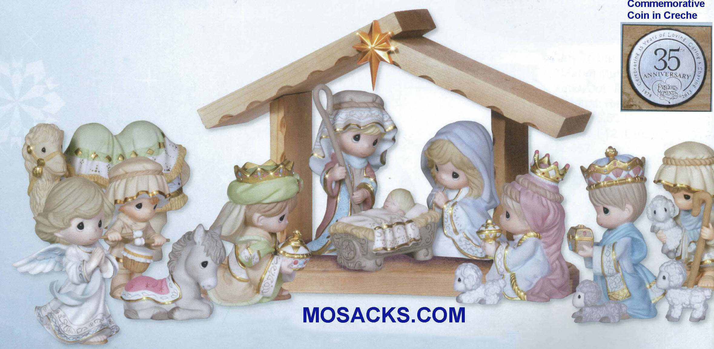 Precious Moments Christmas Standard Nativity