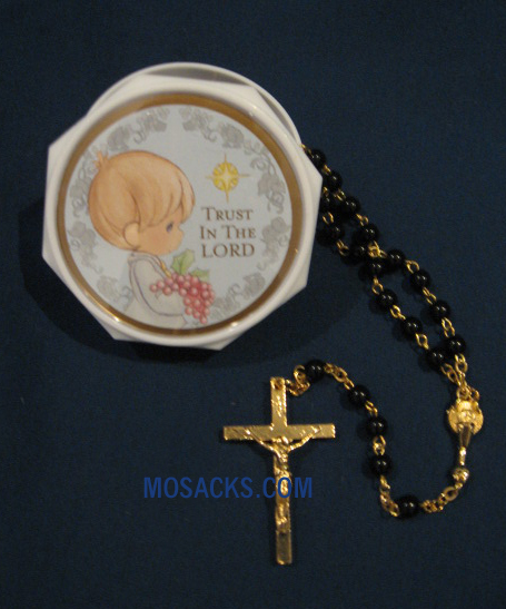 Precious Moments "Trust in the Lord" Boy Rosary w/Gift Box RETIRED