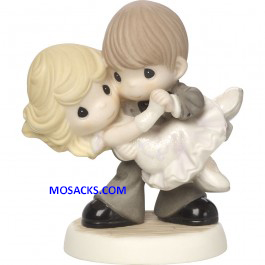 Precious Moments Wedding Gifts May I have This Dance for The Rest of My Life Bisque Porcelain Figurine 163008