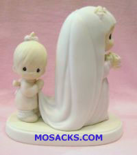 Precious Moments God Bless The Bride Porcelain Figurine 7.0" E2832