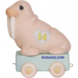 Precious Moments Birthday Train, It's Your Birthday Live It Up Large, Age 14 3.5" 142034