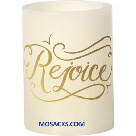 Precious Moments Rejoice Flameless Candle 4"h 171405