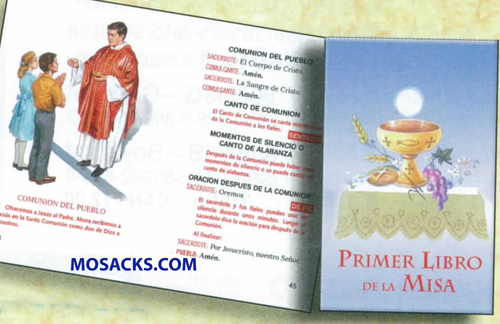 First Mass Book Spanish PRIMER LIBRO DE LA MISA Por Ninos 809/67SB