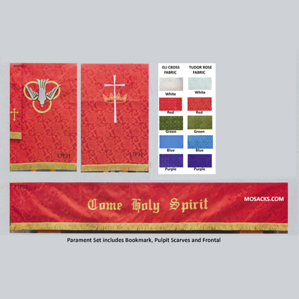 Come Holy Spirit Parament Full Set With 72 Inch Frontal-FTP33-72F