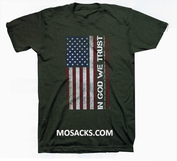  Patriotic Military In God We Trust T-Shirt APT3507S-2X