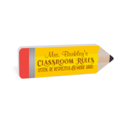Pencil Sign (Personalized)