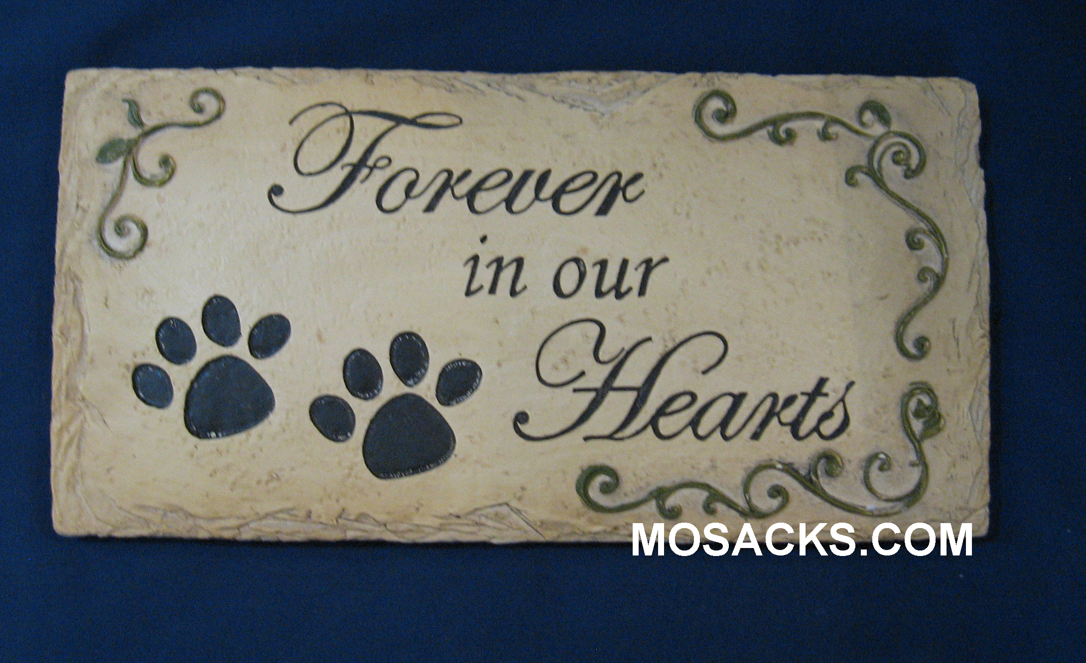 Pet Memorial Stone Forever In Our Hearts-661371283210, Pet Memorial Stone