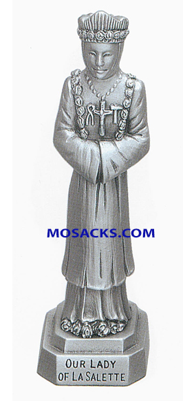Pewter Statue Our Lady Of Lasalette-JC3099E