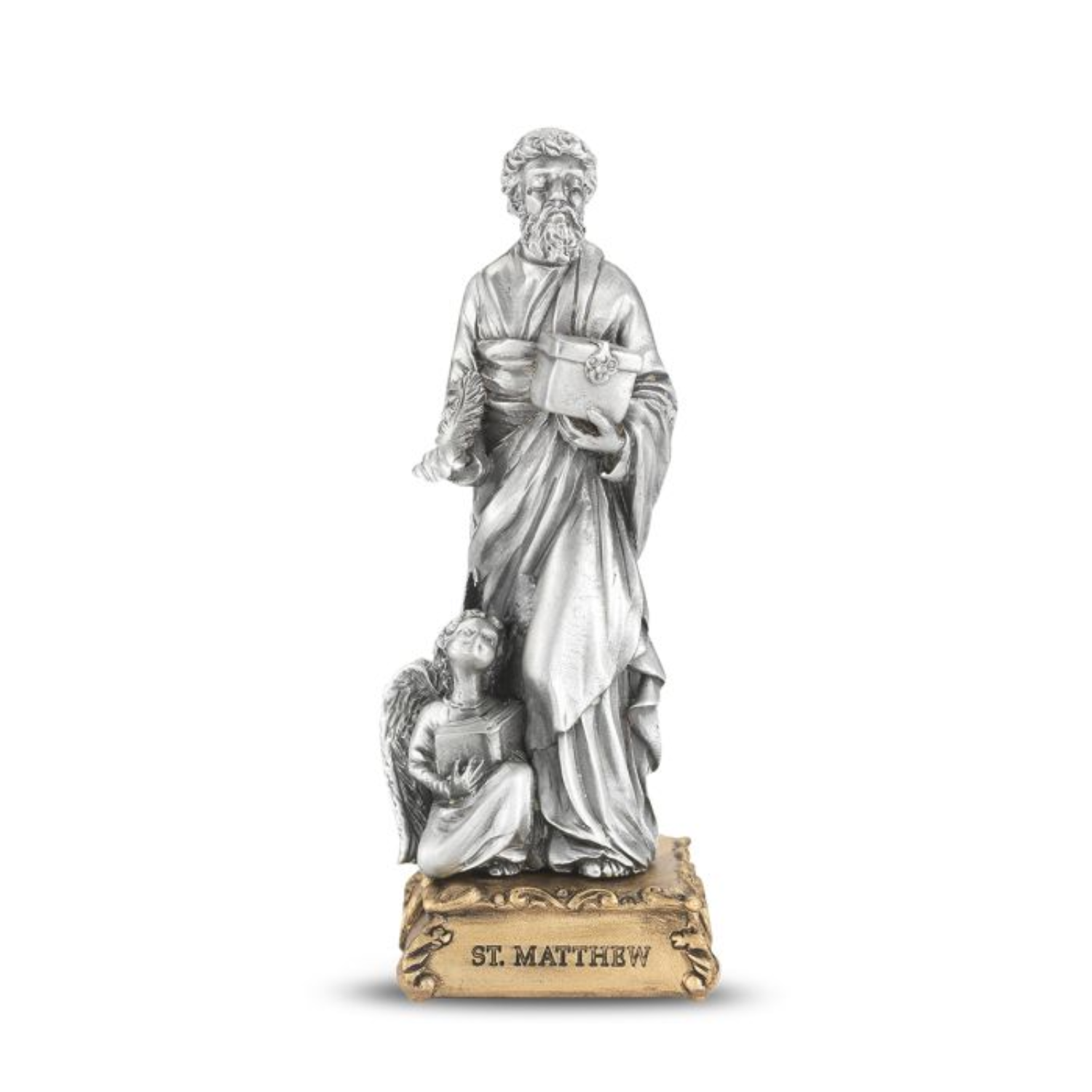 Pewter Statue 4.5 Inch St. Matthew 12-1799-500