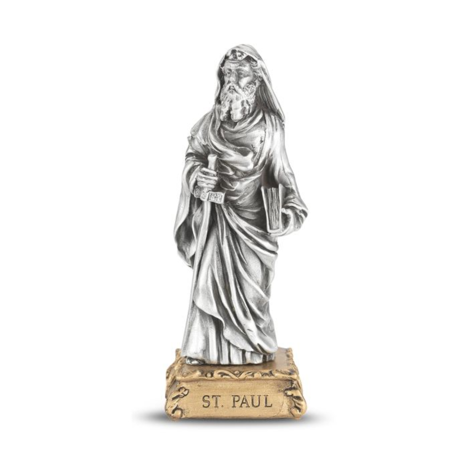 Pewter Statue 4.5 Inch St. Paul 12-1799-512