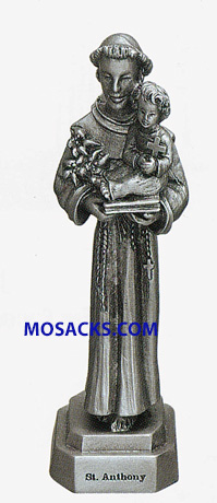 Pewter Statue St. Anthony-JC3010E