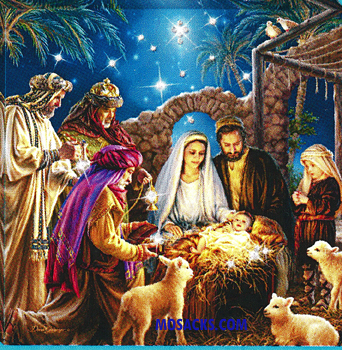 Pizazz Print The Nativity by Dona Gelsinger 10"x10"-P1201 /Hidden 