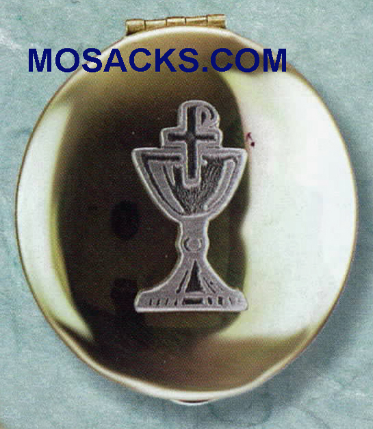 Polished Brass Pyx Chalice 25 Host Capacity-87033