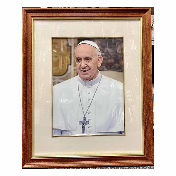 Pope Francis with 20" x 23" Frame