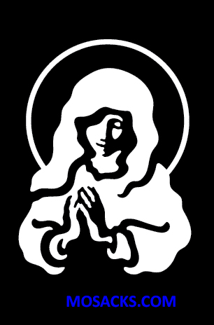 Praying Virgin Decal