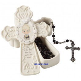 Precious Moments Communion Rosary Box Boy -153405
