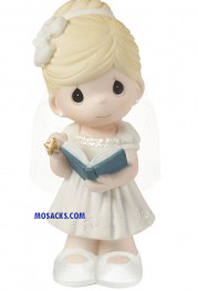Precious Moments This Day The Lord Has Made-153006 Precious Moments First Communion Girl Figurine