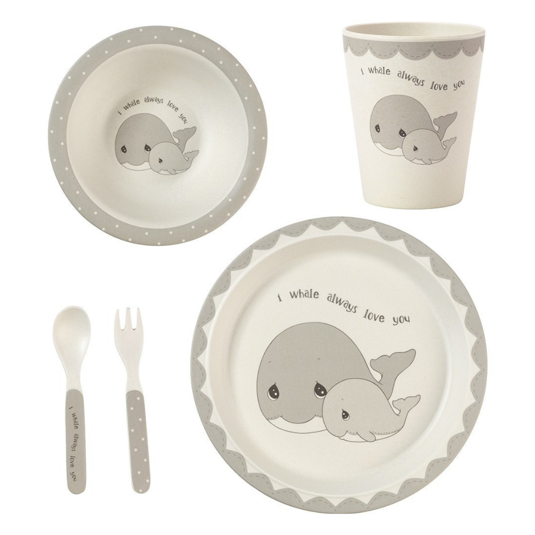 Precious Moments Baby Whale Mealtime Gift Set