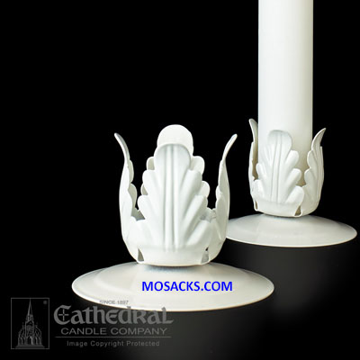White Metal Stand for RCIA Candles