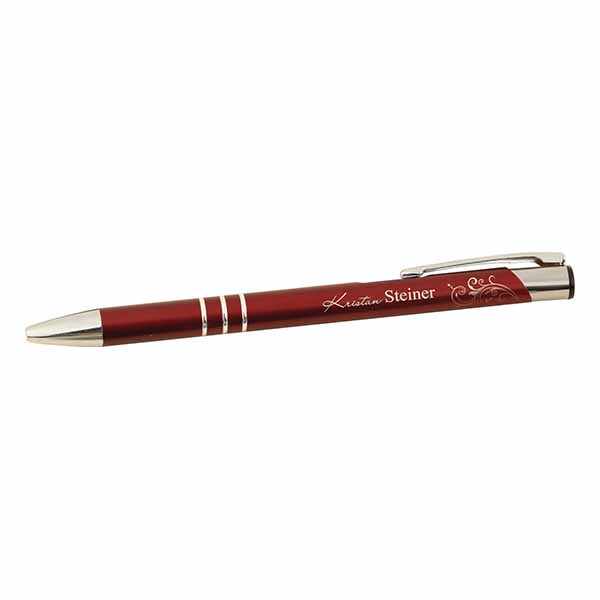 Red Metal Pen (Personalized) - ZMCA30