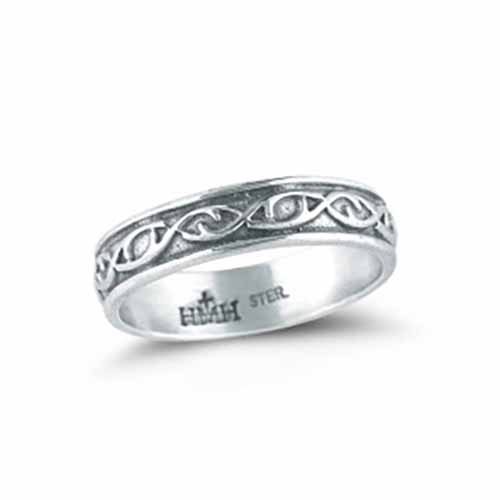 Ring Sterling Silver Crown of Thorns Ring R4205 Sizes 6-12 R4205