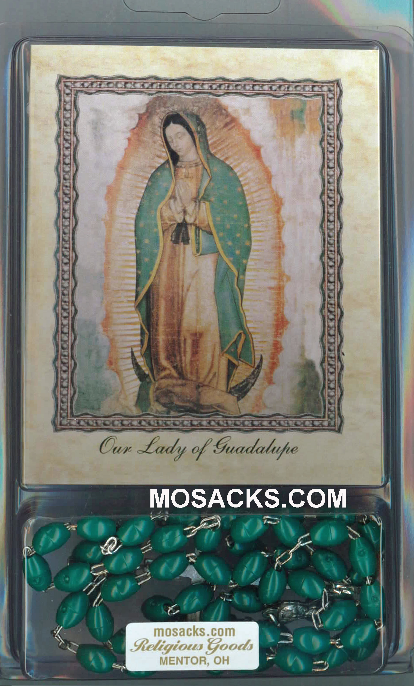 Rosary Our Lady Of Guadalupe Green Beads 356-26996