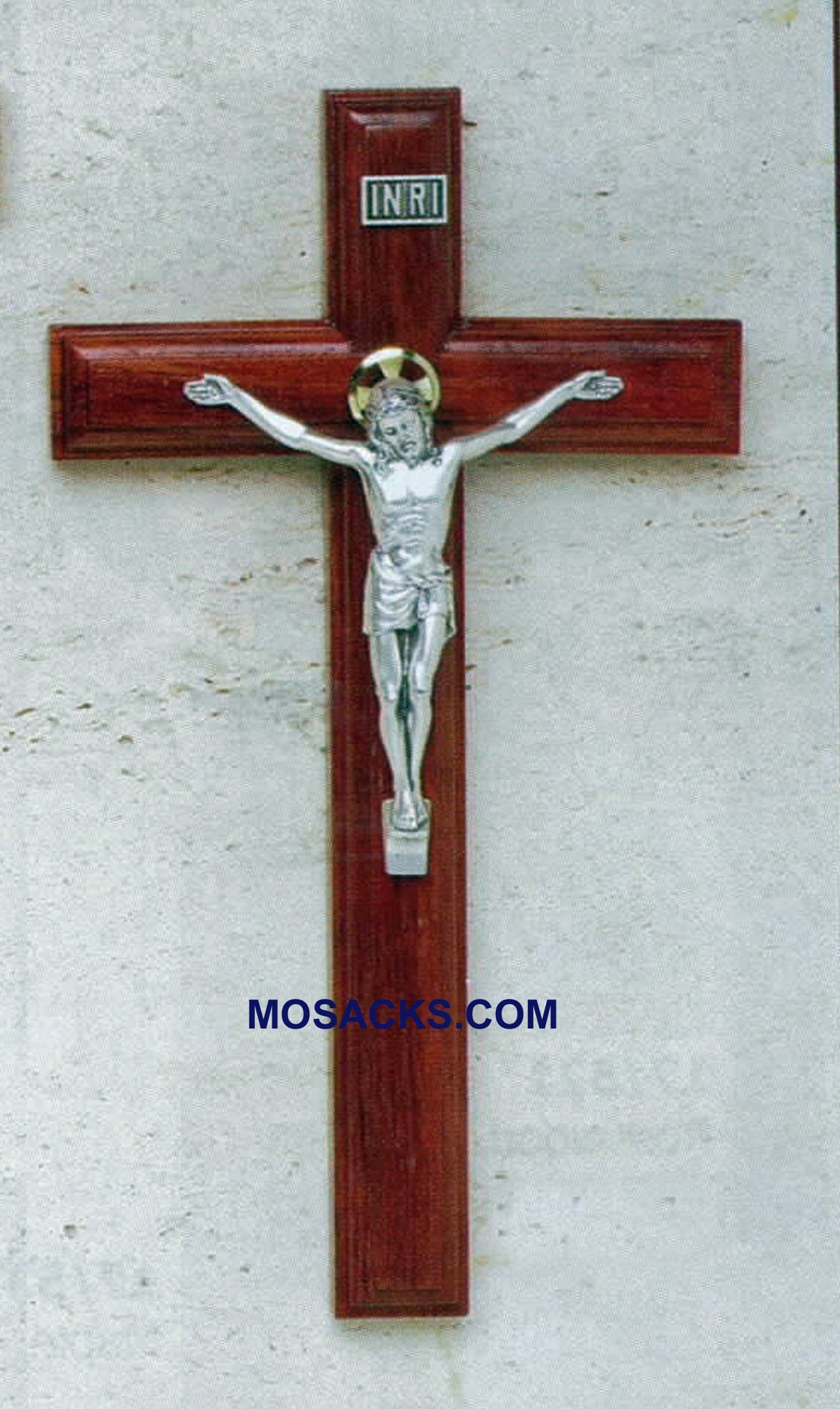 Rosewood Crucifix with Salerni Corpus 9 inch