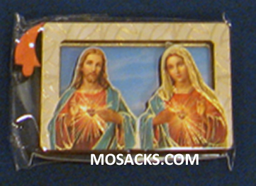 Sacred Heart Immaculate Heart Magnet 12-5793-191 Sacred Heart of Jesus & Immaculate Heart of Mary Magnet & Plaque 12-5793-191