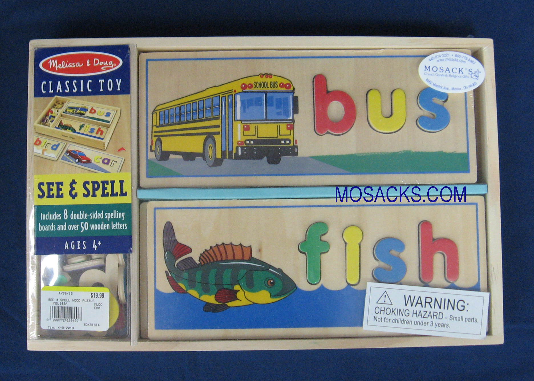 See And Spell Wood Toy Age 4+ 000772029407