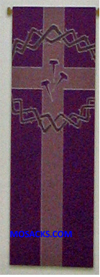 Slabbinck Large Inside Banner Crown of Thorns & Nails 7154