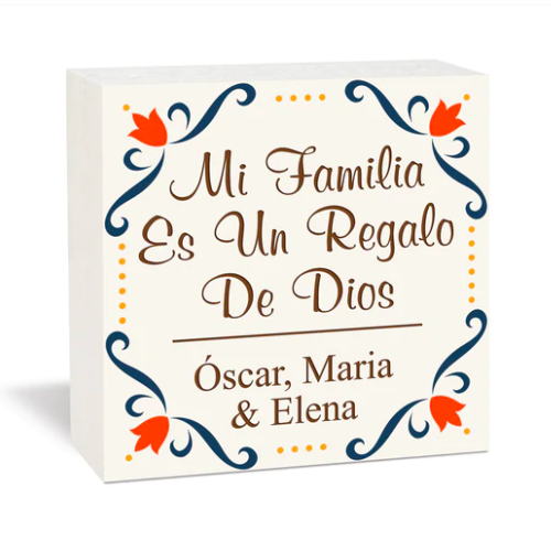 Spanish Tile Sign (Personalized)