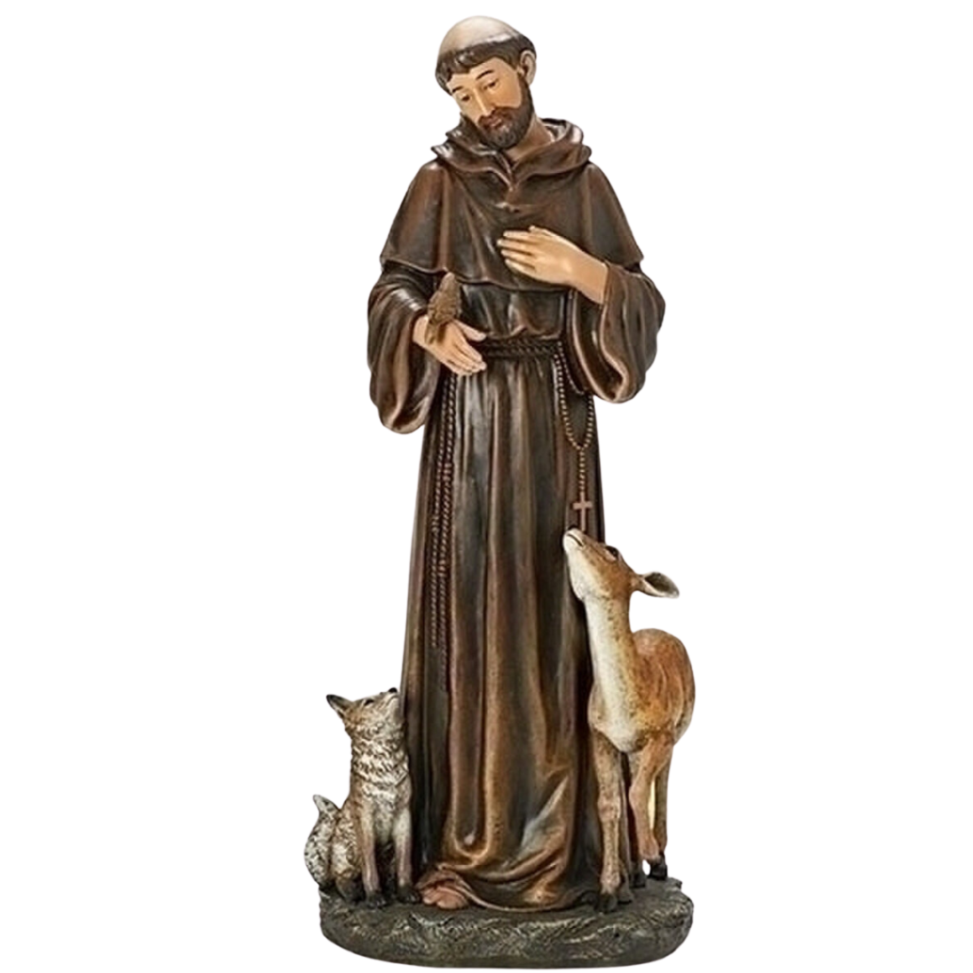 St. Francis with Animals 18"