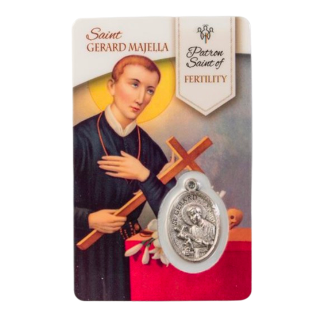 St. Gerard Healing & Fertility Holy Card