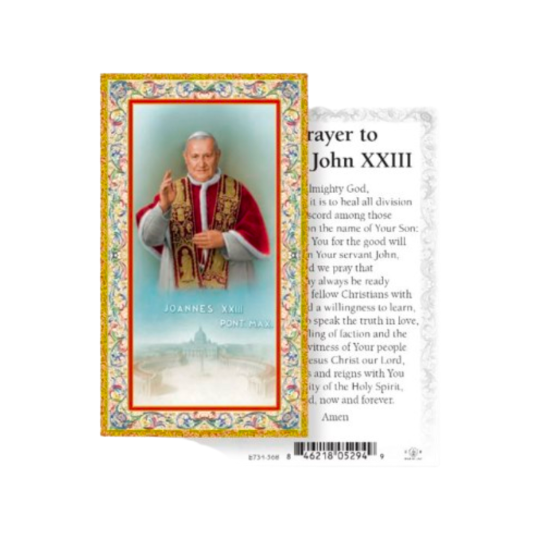 St. John XXIII Paper Holy Card