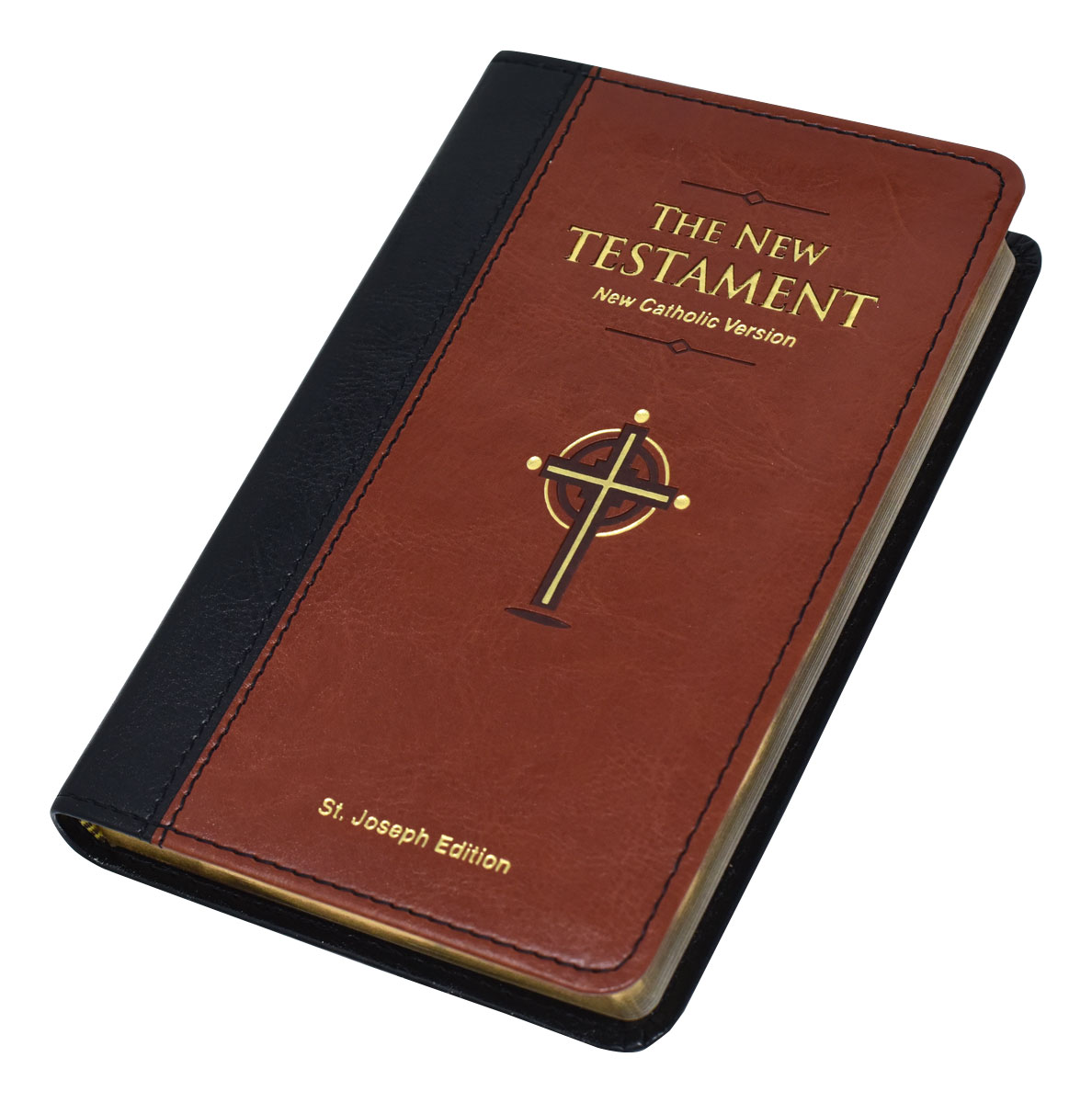 St. Joseph New Catholic Version New Testament Pocket Edition Brown Dura-Lux 630/19BN