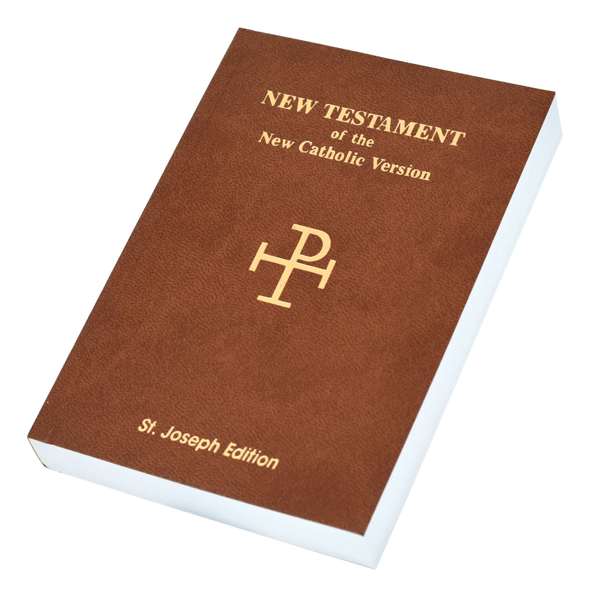 St. Joseph New Catholic Version New Testament Vest Pocket Edition Brown Flexible 650/04