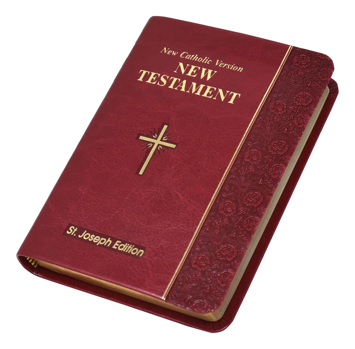 St. Joseph New Catholic Version New Testament Vest Pocket Edition Burgundy Dura Lux 650/19BG