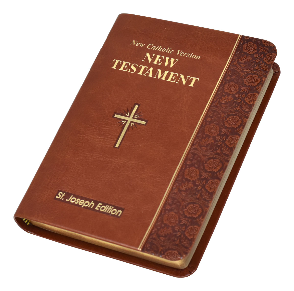 St. Joseph New Catholic Version New Testament Vest Pocket Edition Brown Dura Lux 650/19BN