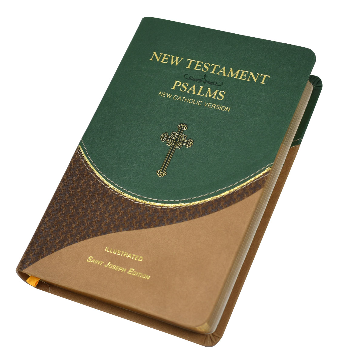 St. Joseph New Catholic Version New Testament and Psalms Green/Brown Dura-Lux 647/19GN