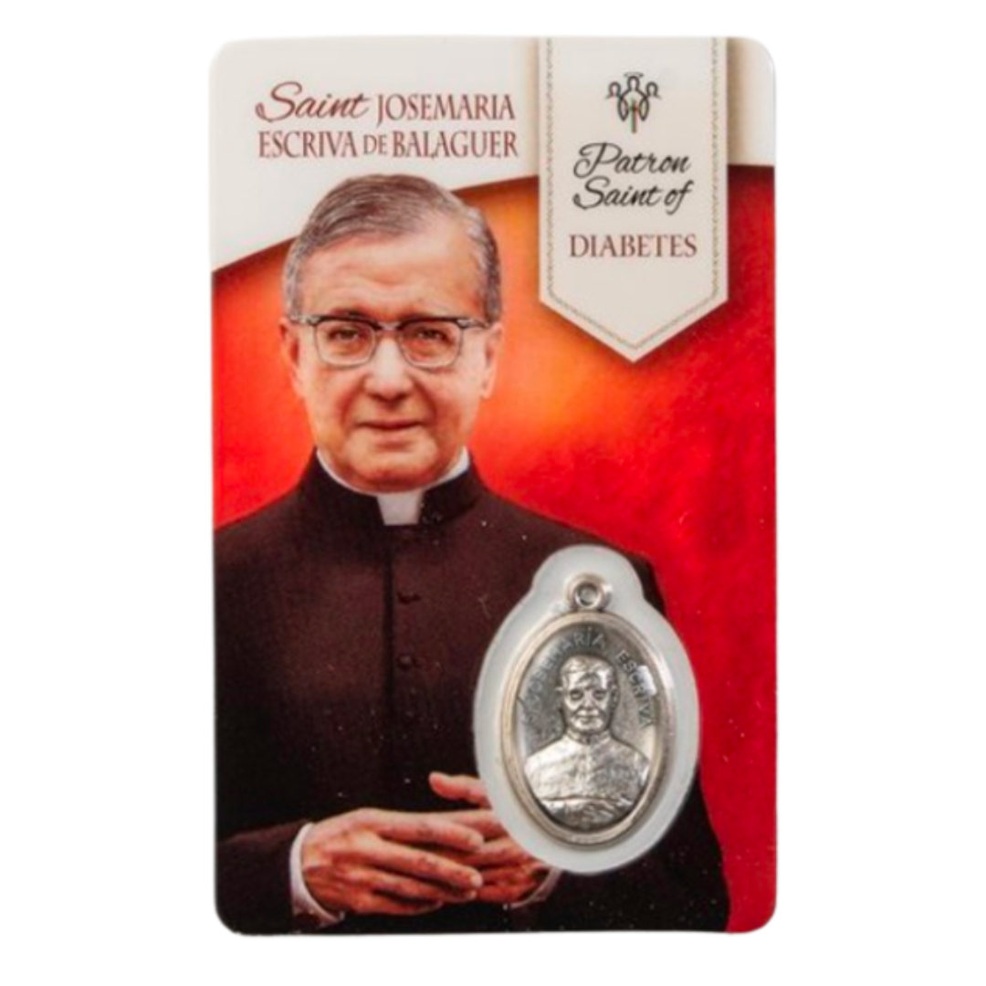 St. Josemaria Escriva Holy Card (Diabetes Prayer) - HC1511