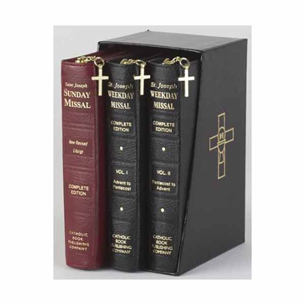 825/23 St. Joseph Missal Sunday & Daily 3-Volume Set #9780899428383