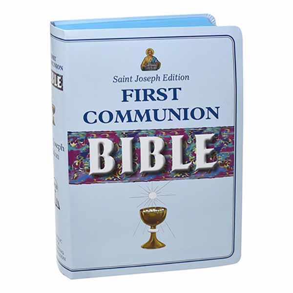 St. Joseph N.C.B. First Communion Bible Boy New Catholic Bible 9781953152237  608/22FCB