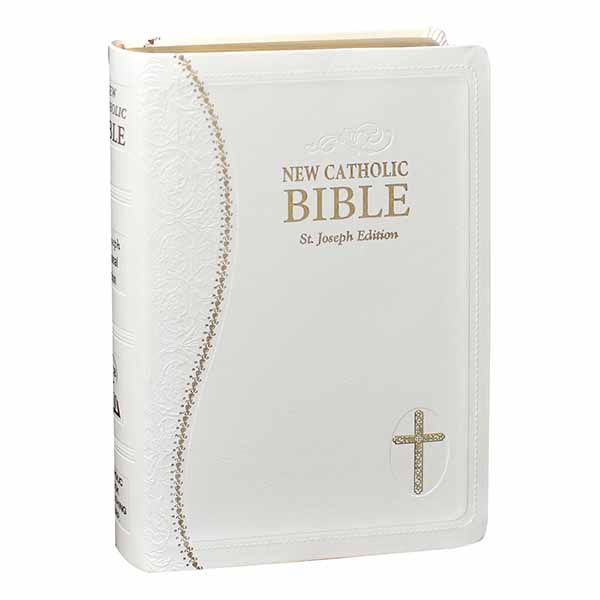 St. Joseph New Catholic Bible (White) - 9781953152220