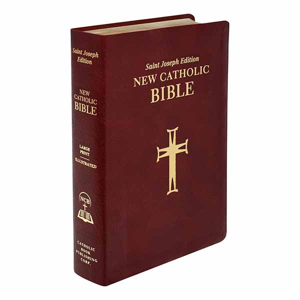 St. Joseph New Catholic Bible (Burgundy Large Type) - 9781947070752