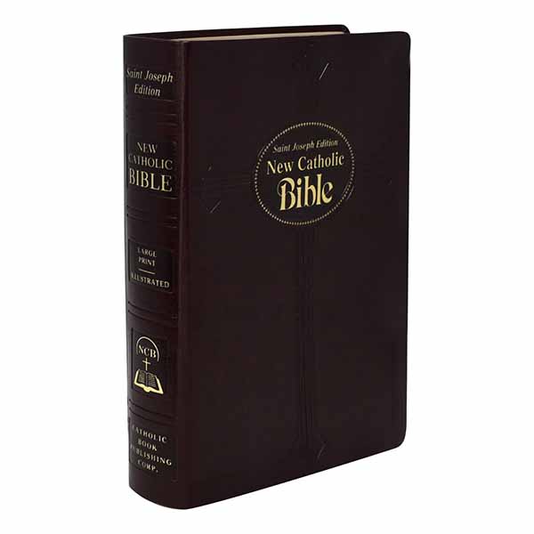 St. Joseph New Catholic Bible (Burgundy Large Type) - 9781947070776