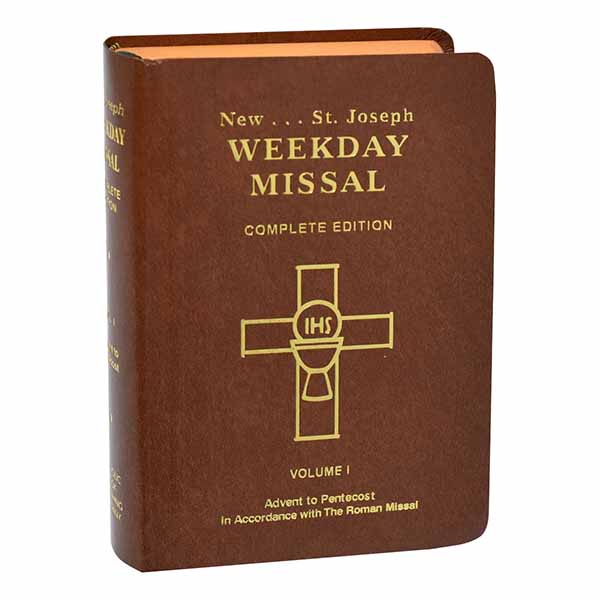 920/09  St. Joseph Weekday Missal Vol. 1 in Tan Vinyl #9780899429311