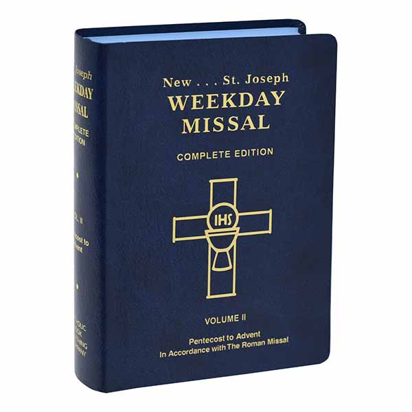 921/09 St. Joseph Weekday Missal Vol. 2 in Blue Vinyl #9780899429328