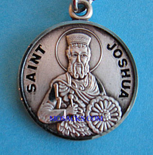 St. Joshua Sterling Medal w/20" S Chain