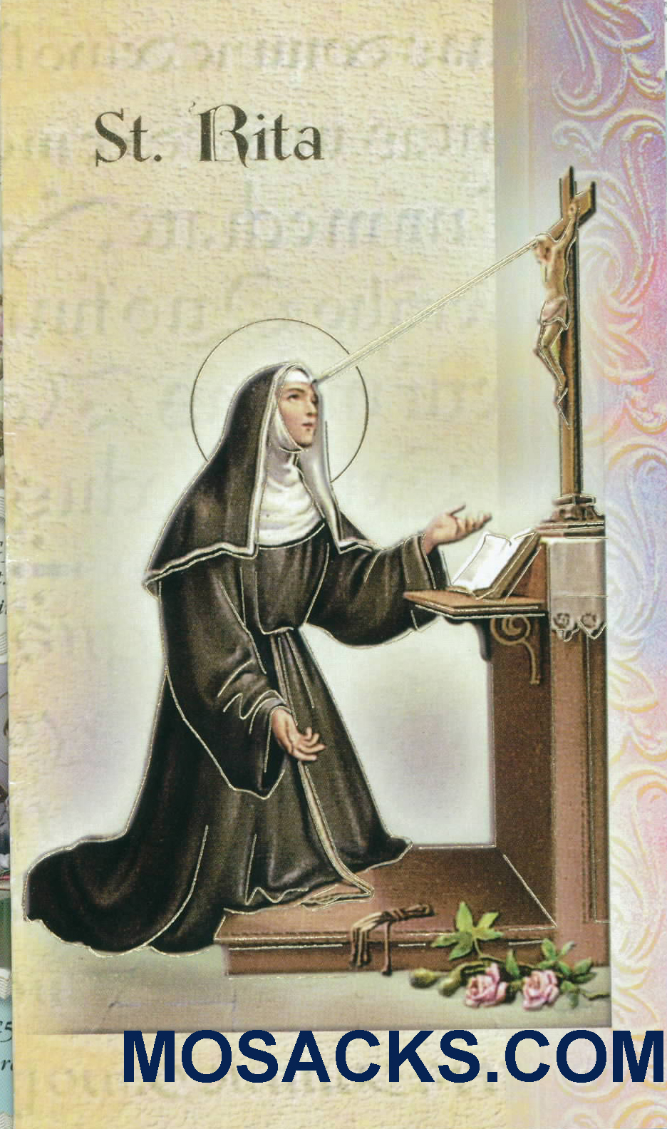 St. Rita Laminated Bi-fold HolySt. Rita Laminated Bi-fold Holy Card, F5-532St. Rita Laminated Bi-fold Holy Card, F5-532St. Rita Laminated Bi-fold Holy Card, F5-532