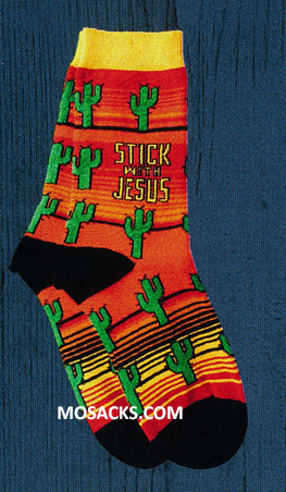 Stick With Jesus Socks-SOX-3518